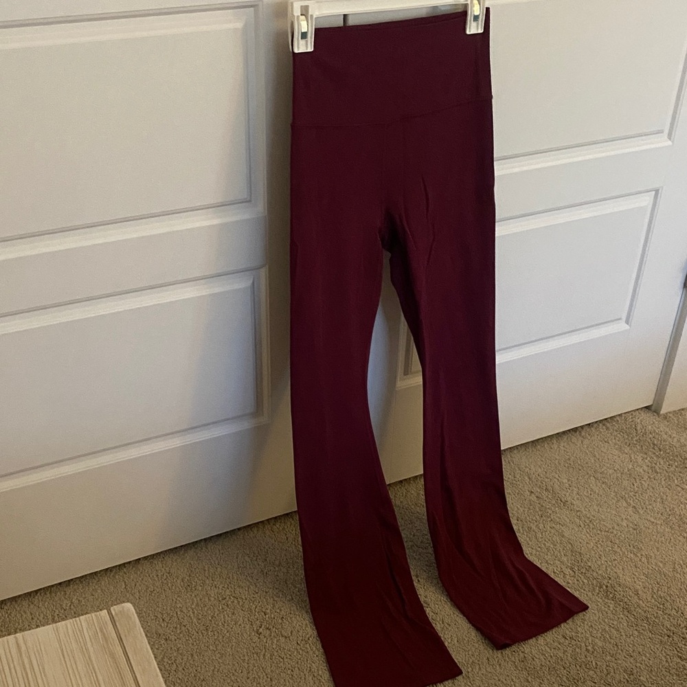 Deep pink all in motion flared yoga pant leggings